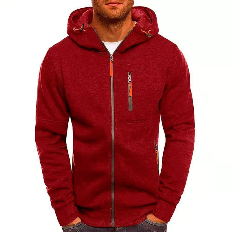 Herren sportliche Winterjacke mit reflektierenden Details Echoarchiv