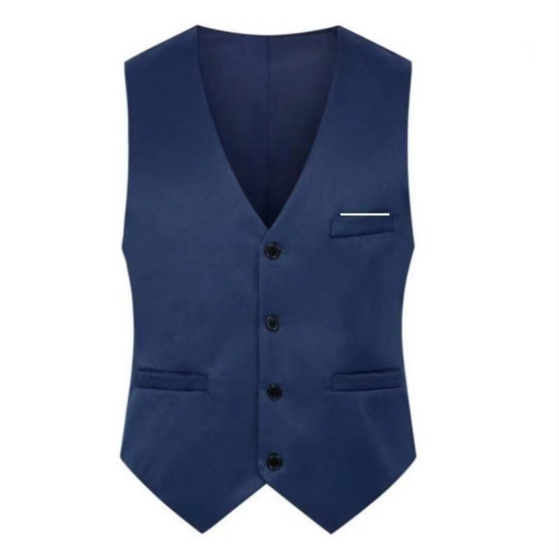 Herren nan elegante Satinweste mit V-Ausschnitt und schmal geschnittene Anzughose Echo Archiv