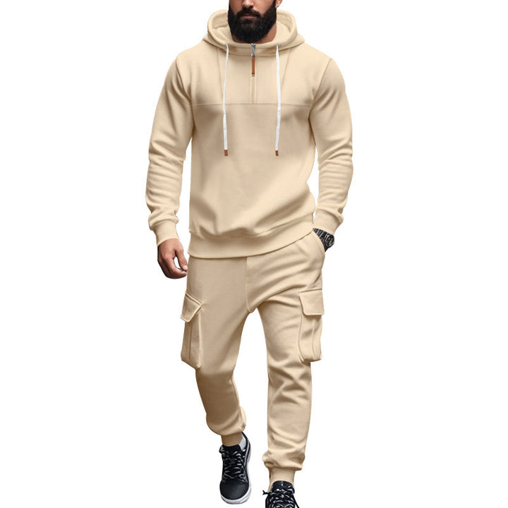 Herren Sportliches Sweatshirt und Cargo-Hose Set Echoarchiv