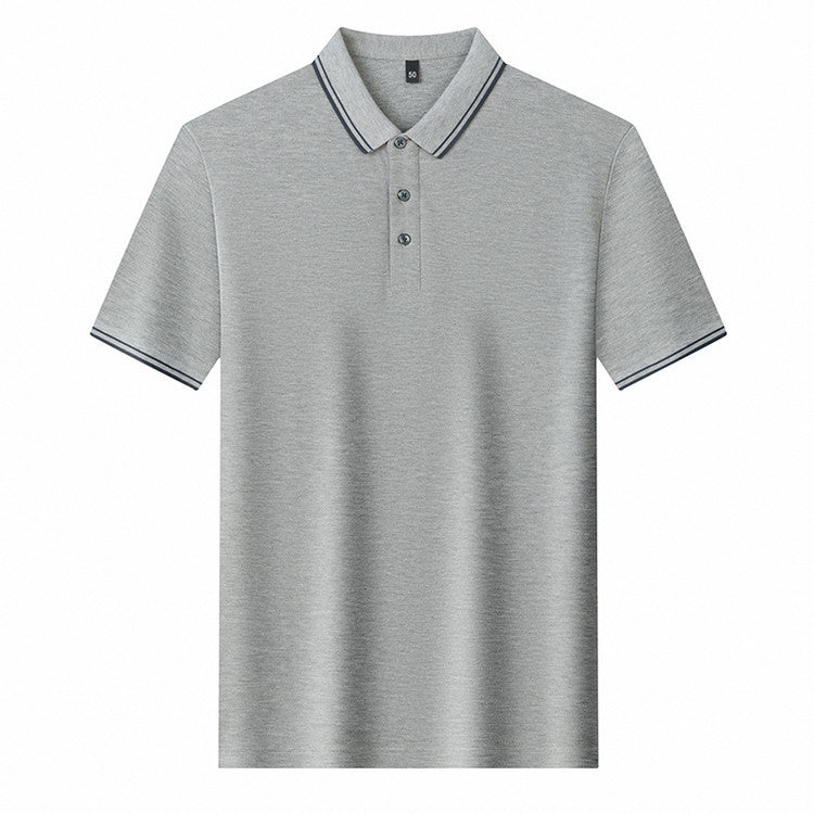 Herren sportliches Poloshirt mit strukturiertem Piqué-Stoff und modernem Kragen Echoarchiv