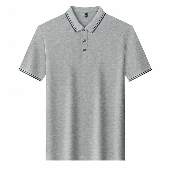 Herren sportliches Poloshirt mit strukturiertem Piqué-Stoff und modernem Kragen Echoarchiv