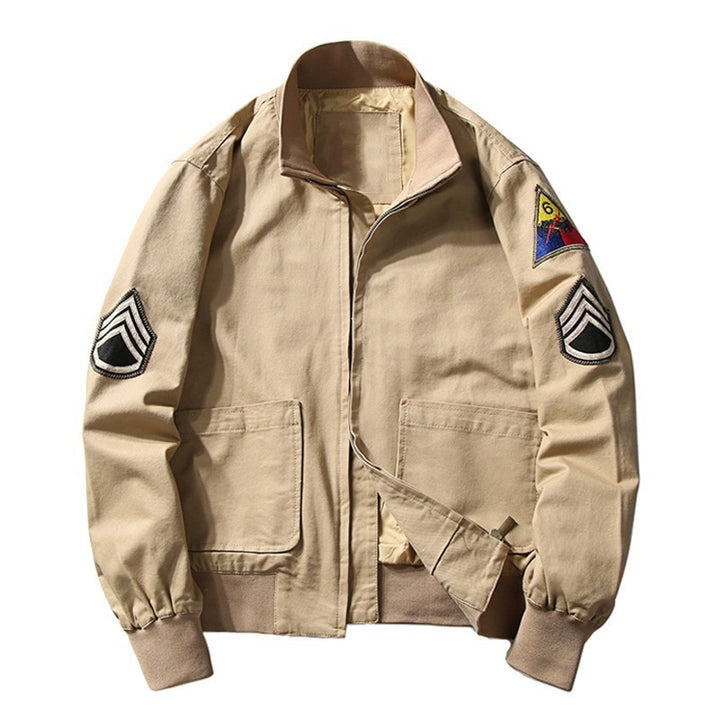 Herren lässige Bomberjacke im Militärstil Echoarchiv