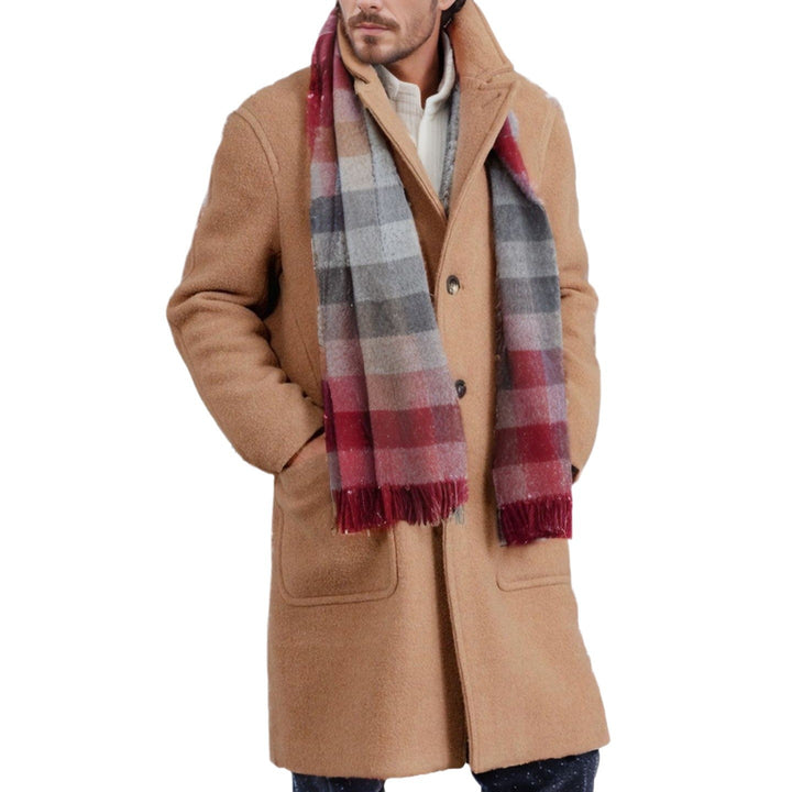 Herren eleganter und wärmer Wintermantel mit doppelter Knopfleiste und praktischen Taschen Echoarchiv