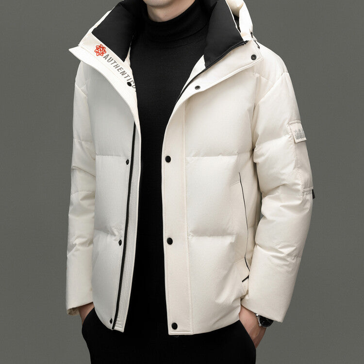 Herren moderne, wattierte Winterjacke Echoarchiv