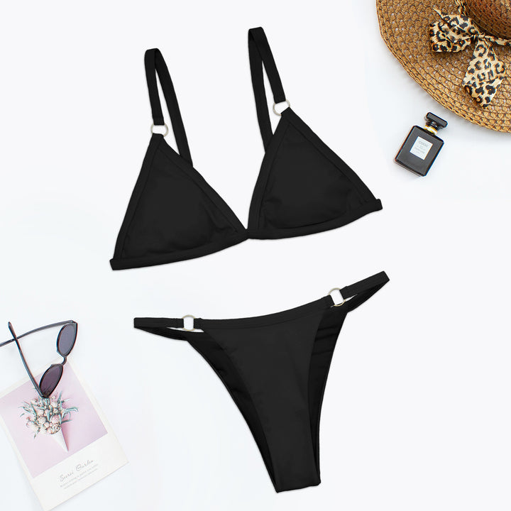 Damen Triangel-Bikini mit verstellbaren Trägern und eleganten Ringdetails Echo Archiv