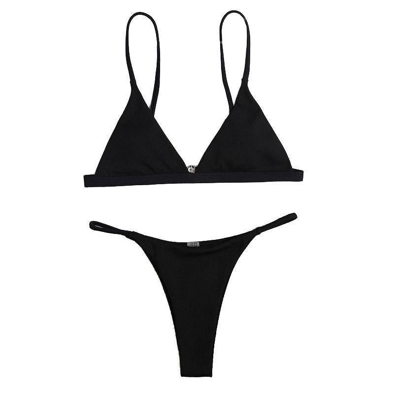 Damen Triangel-Bikini-Oberteil mit verstellbaren Trägern und schickem Design Echo Archiv