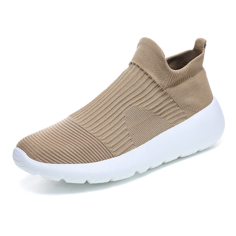 Unisex Elastischer Strick-Slipper mit nahtlosem Schaft und ergonomischer Leichtsohle Echoarchiv