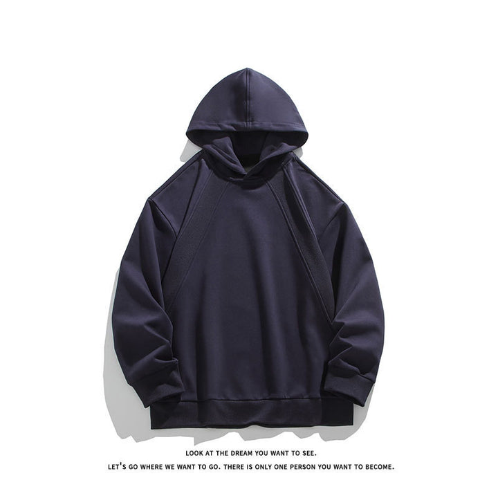 Herren Oversize-Kapuzenpullover mit Raglannähten und minimalistischem Streetwear-Design Echo Archiv