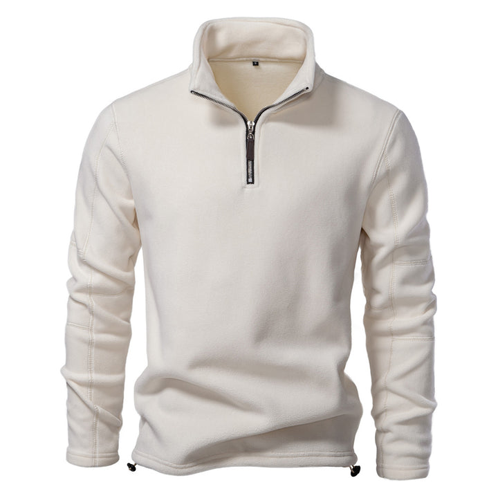 Herren Mikrofleece Pullover mit halbem Reißverschluss Echoarchiv