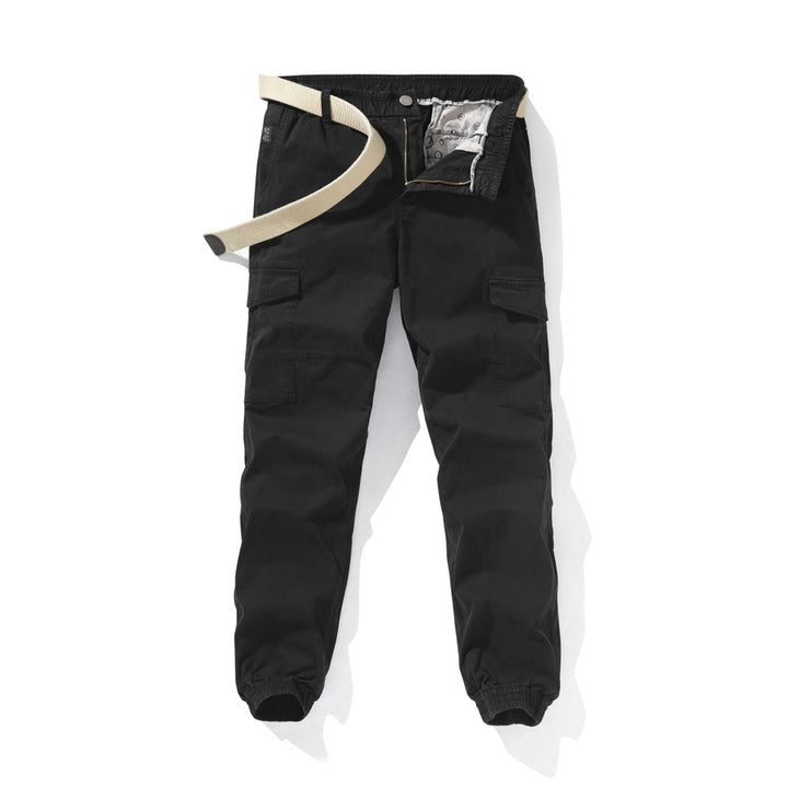 Herren Cargo-Hose mit elastischem Bund und verstellbarem Gurt Echoarchiv
