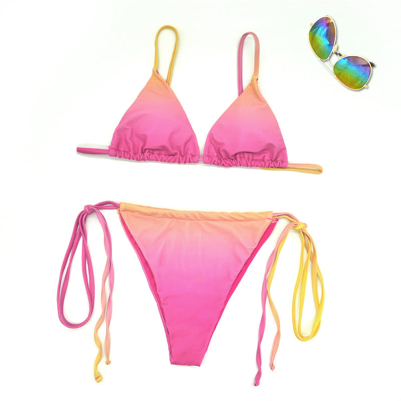 Damen Triangel-Bikini mit trendigem Ombre-Design Echo Archiv