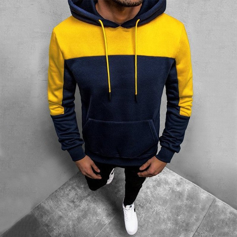 Herren Kapuzenpullover mit kontrastierenden Einsätzen Echoarchiv