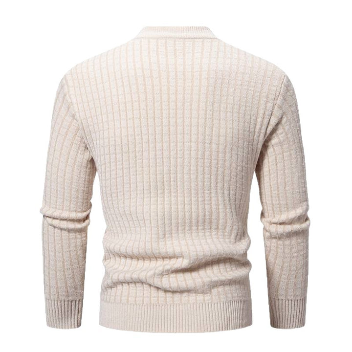 Herren Feinstrickpullover mit strukturiertem Design Echoarchiv