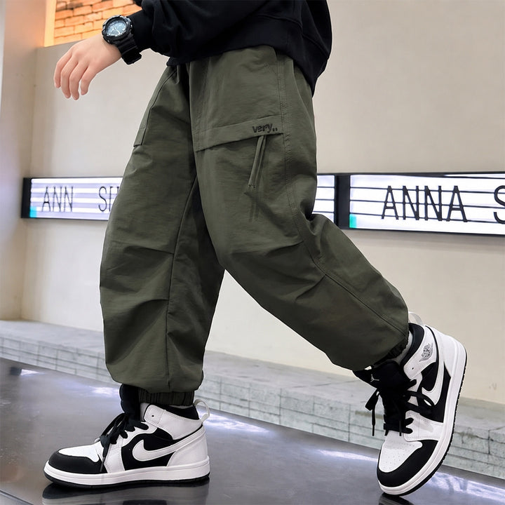 Herren lässige Cargo-Hose mit elastischem Bund und funktionalen Taschen Echo Archiv