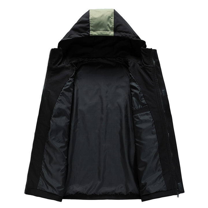 Unisex Kapuzen-Fieldjacke mit Utility-Brusttasche, D‑Ring und Kordelzug Echo Archiv