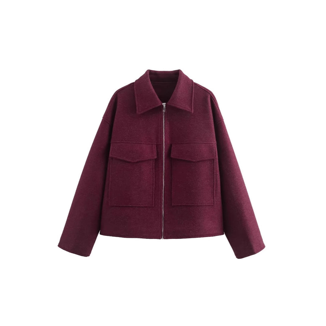 Damen Wärmeisolierte Overshirtjacke Echoarchiv