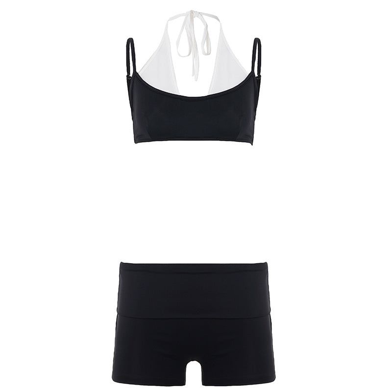 Damen Sportliches Bikini-Set mit hohem Bund und modischem Design Echo Archiv
