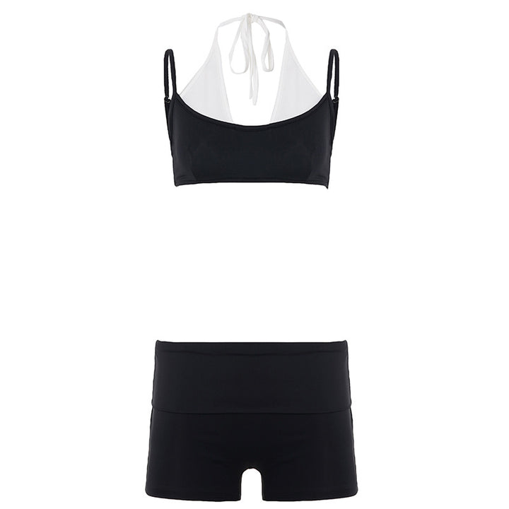 Damen Sportliches Bikini-Set mit hohem Bund und modischem Design Echo Archiv