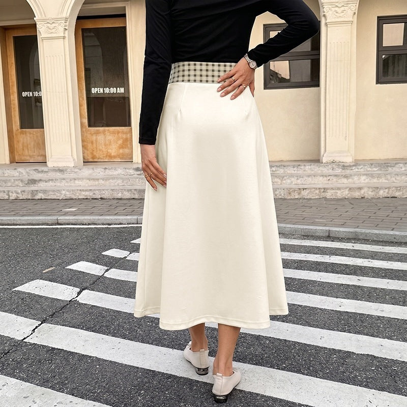 Damen Elegante Off-Shoulder Bluse und Midi-Rock Set Echo Archiv