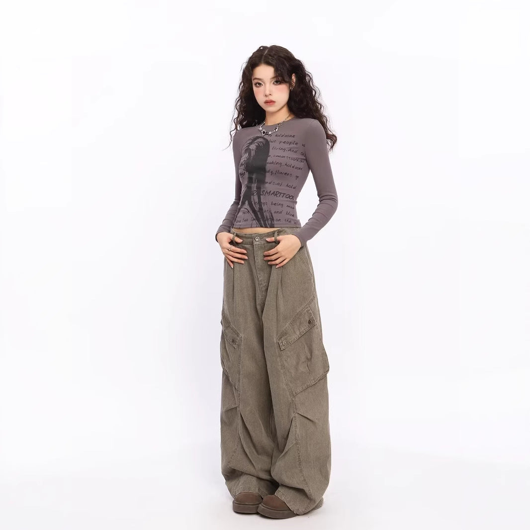 Damen Übergrößen Cargo-Jeans Echoarchiv