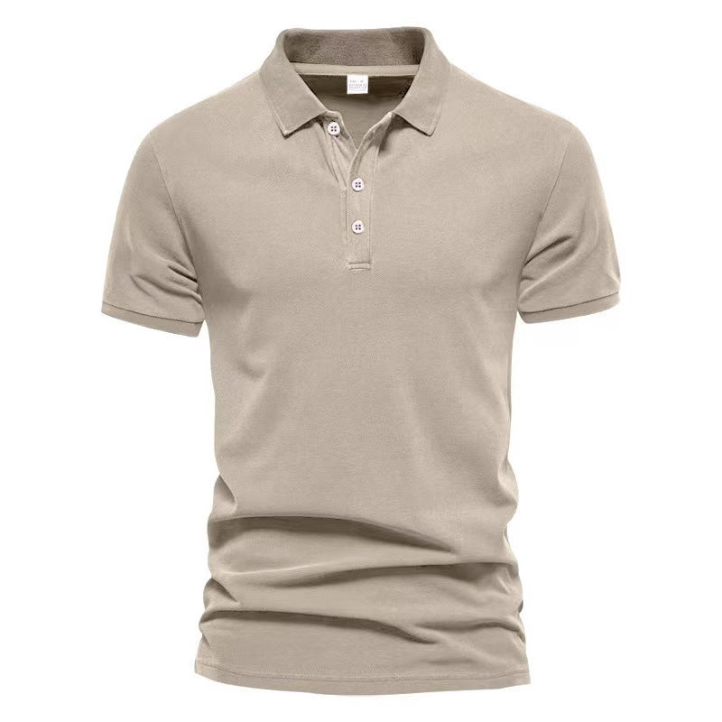 Herren Polohemd aus atmungsaktivem Baumwollmix mit elegantem Kragen Echoarchiv