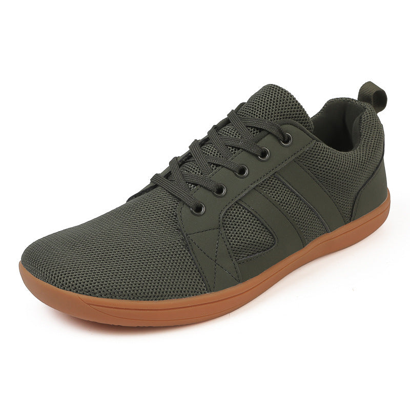 Unisex atmungsaktive Strick-Freizeit-Sneaker mit gepolstertem Fersenkragen und flexibler EVA-Laufsohle – Norré