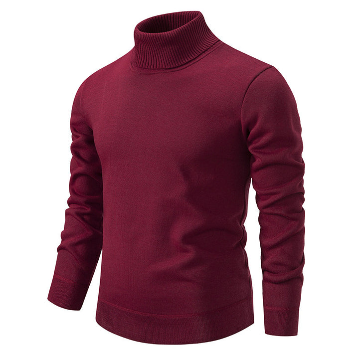 Herren schicker Rollkragenpullover aus hochwertiger Baumwolle Echoarchiv