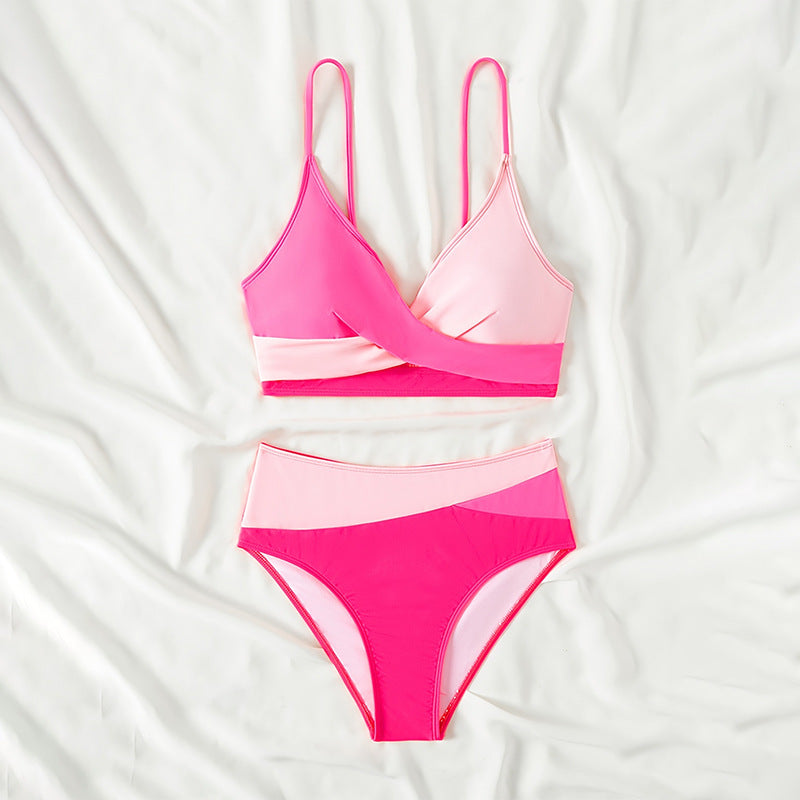 Damen Bikini-Set mit elegantem Wickeldesign und hohem Beinausschnitt Echo Archiv