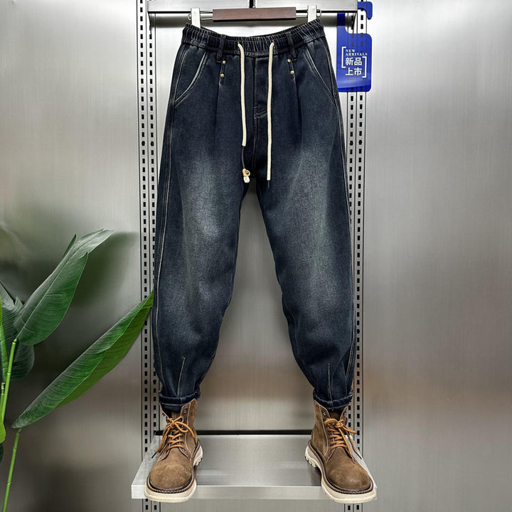 Herren Modische Ripped Jeans mit kreativen Patches Echoarchiv 1788342747