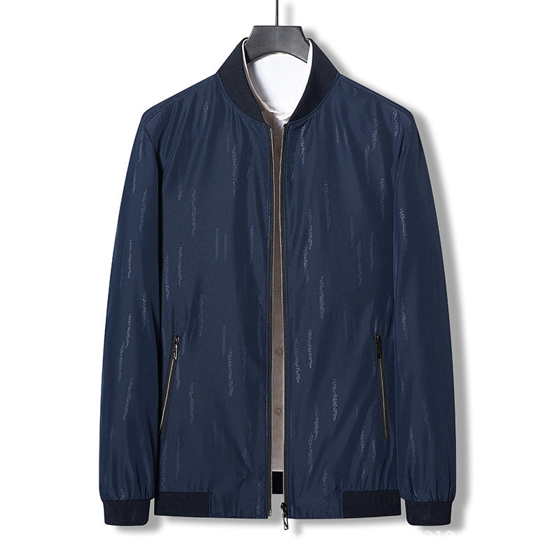 Herren modische Übergangsjacke mit innovativem Schnitt und praktischen Taschen Echoarchiv