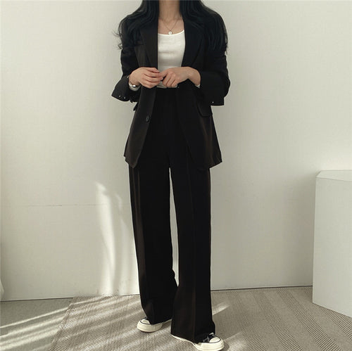 Damen Oversized Blazer mit zwei Knöpfen Echo Archiv
