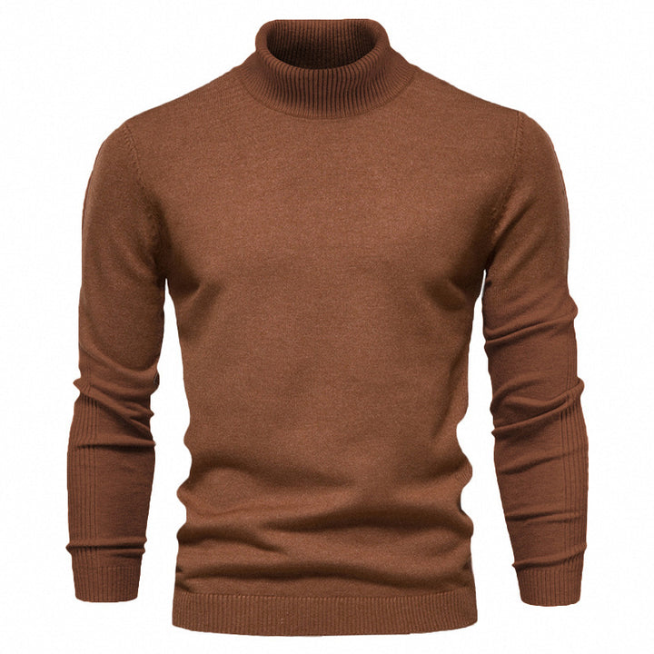 Herren Grober Rollkragenpullover aus wärmendem Material mit strukturierter Oberfläche Echoarchiv