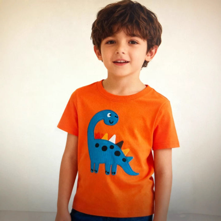 Jungen T-Shirt mit verspieltem Dinosaurier-Motiv Echo Archiv