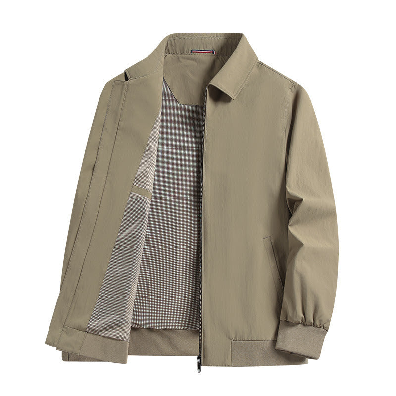 Herren Modische Freizeitjacke mit Stehkragen Echo Archiv