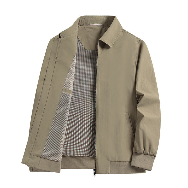 Herren Modische Freizeitjacke mit Stehkragen Echo Archiv