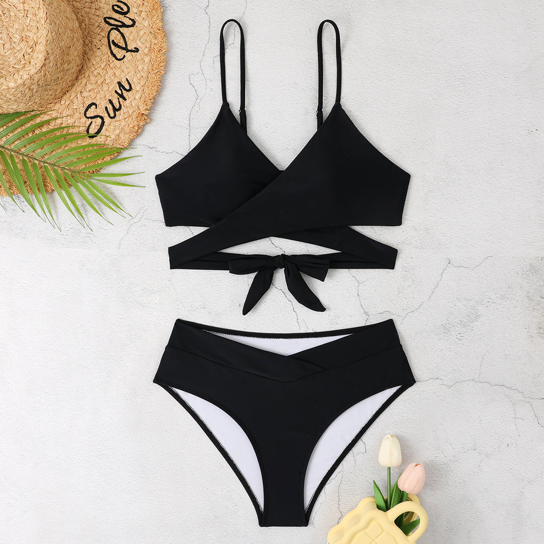 Damen Triangel-Bikini mit modischen Akzenten Echo Archiv