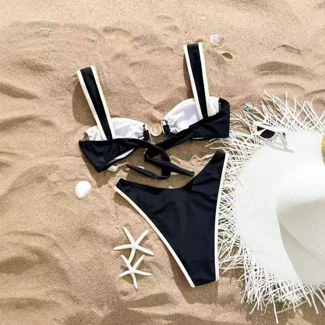Damen Design-Bikini mit elegantem Verschluss Echo Archiv