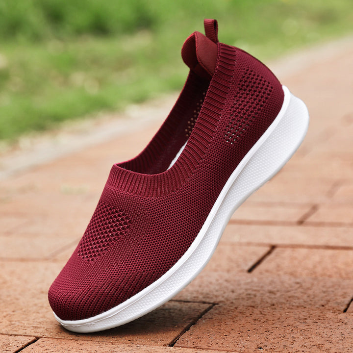 Damen nan nahtloser Slip-On Komfortschuh mit elastischem Maschenobermaterial und federleichter EVA-Laufsohle Echo Archiv