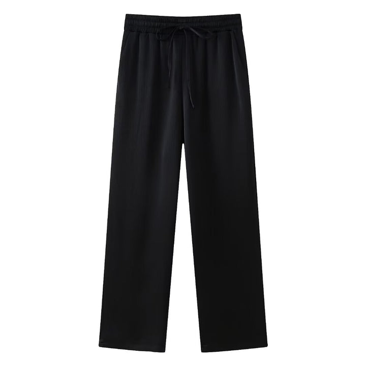 Damen nan weite Plissee-Hose mit elastischem Bund, Tunnelzug und seitlichen Eingrifftaschen Echo Archiv