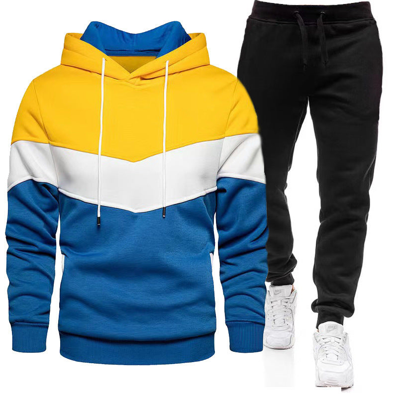 Herren sportliches Kapuzenpullover- und Jogginghosen-Set Echoarchiv