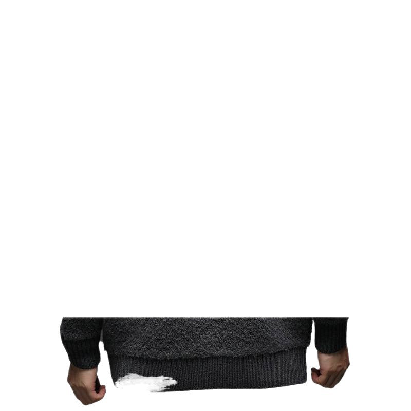 Herren Pullover mit strukturierter Oberfläche und praktischem Knopfverschluss Echoarchiv