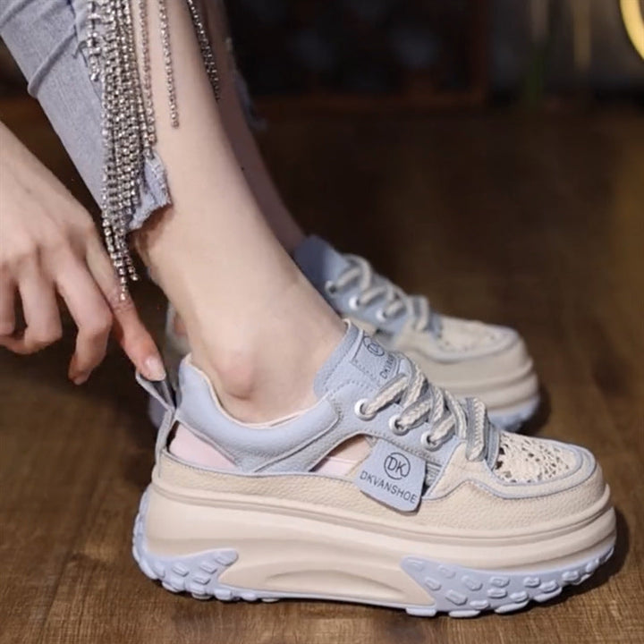 Damen Chunky Sneakers mit luftiger Mesh-Oberfläche und strapazierfähiger Sohle Echo Archiv