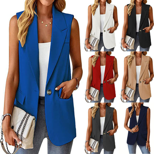 Damen Stylischer Blazer-Weste Echoarchiv