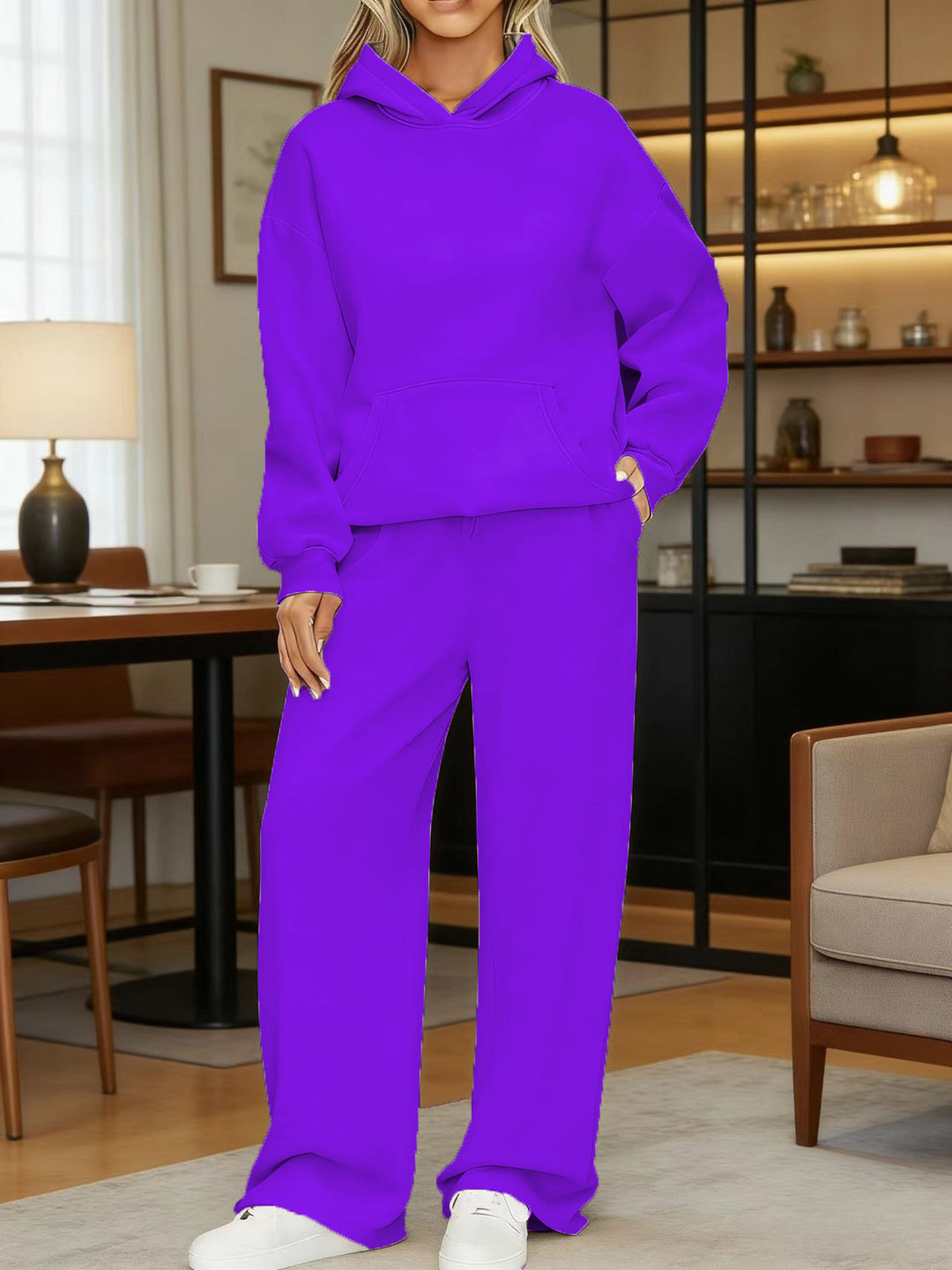 Damen nan kuscheliges Oversize Hoodie und weite Jogginghose Set Echo Archiv