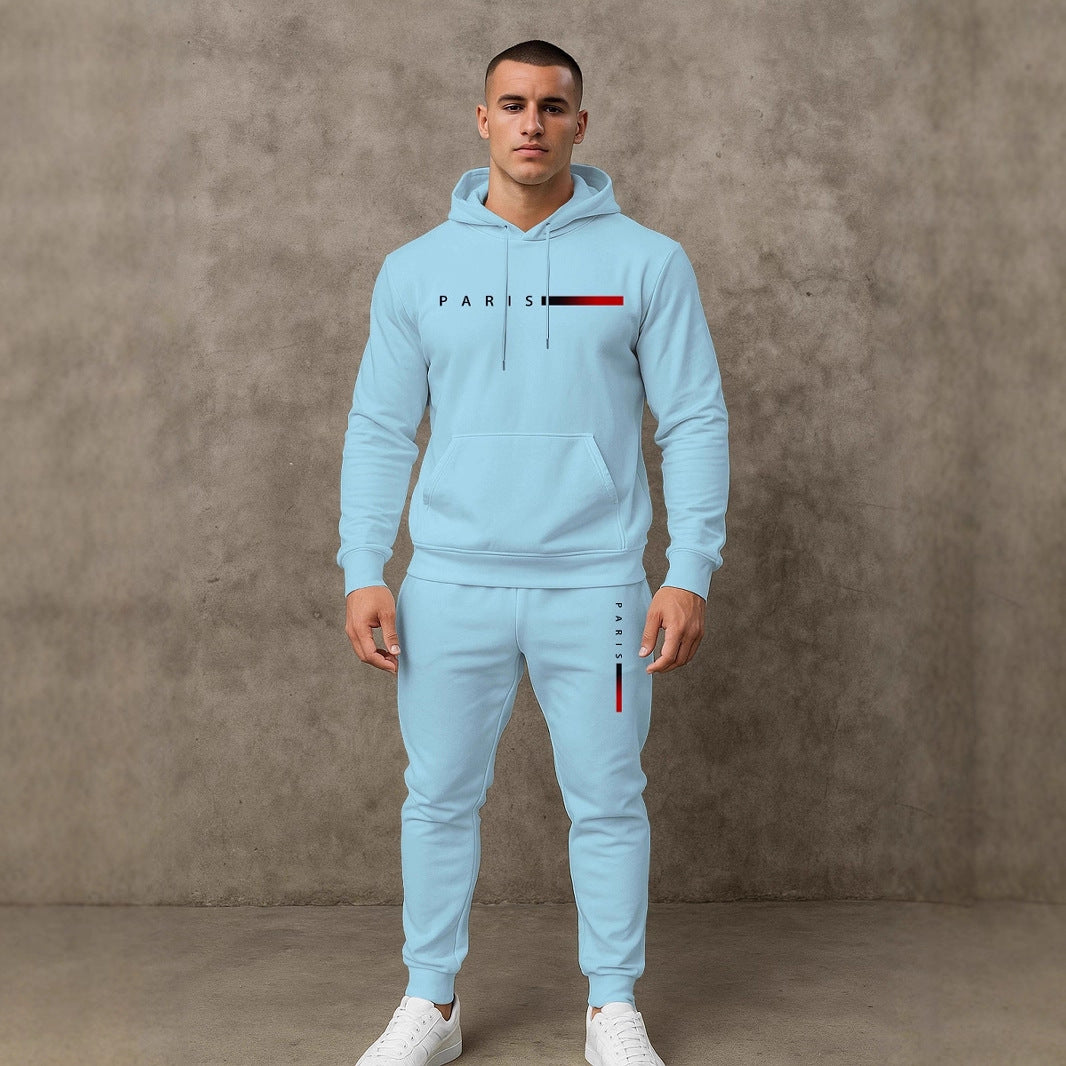 Herren sportlicher Hoodie und Jogginghose Set Echoarchiv