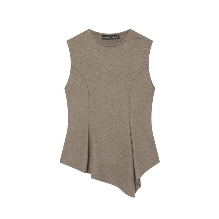 Damen Hochtaillierte konisch geschnittene Loungehose mit verdecktem Bund Echoarchiv