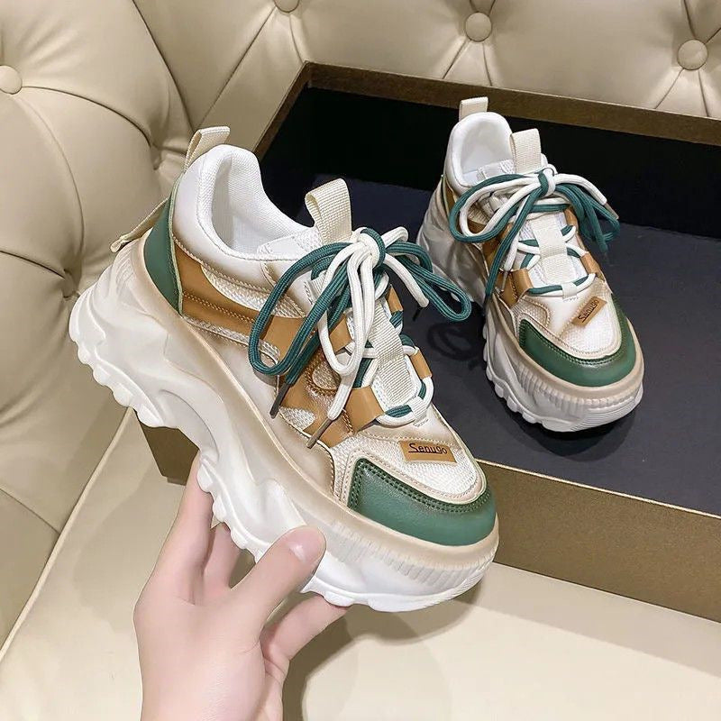Damen Trendige Sneakers mit komfortabler Plateausohle Echo Archiv