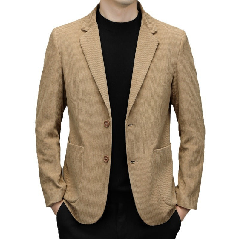 Herren Kordsakko Slim-Fit aus Baumwollmix mit aufgesetzten Taschen Echoarchiv