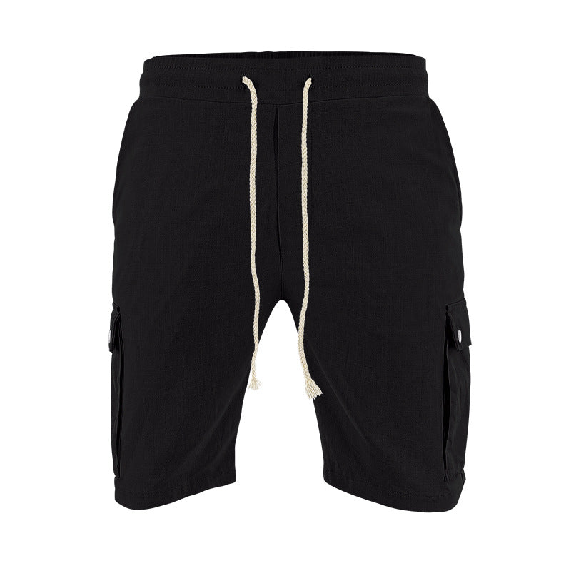 Herren Cargo-Shorts mit seitlichen Taschen und verstellbarem Kordelzug Echoarchiv