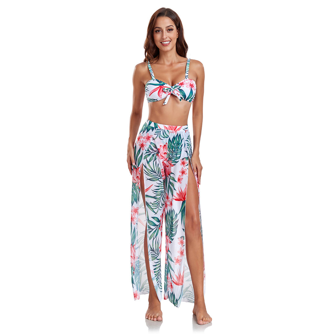Damen Bikiniset mit transparenter Strandtunika Echo Archiv
